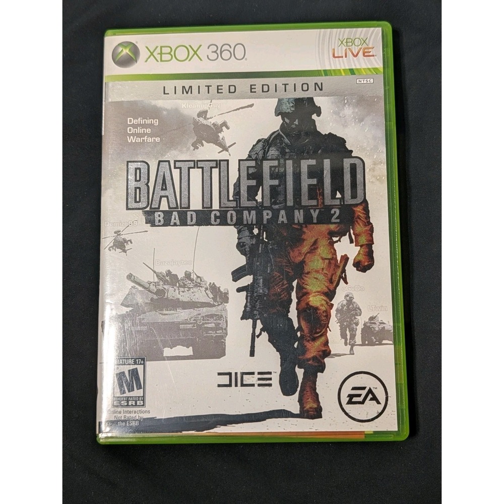 Battlefield: Bad Company 2 Limited Edition (Xbox 360, 2010) - CIB
